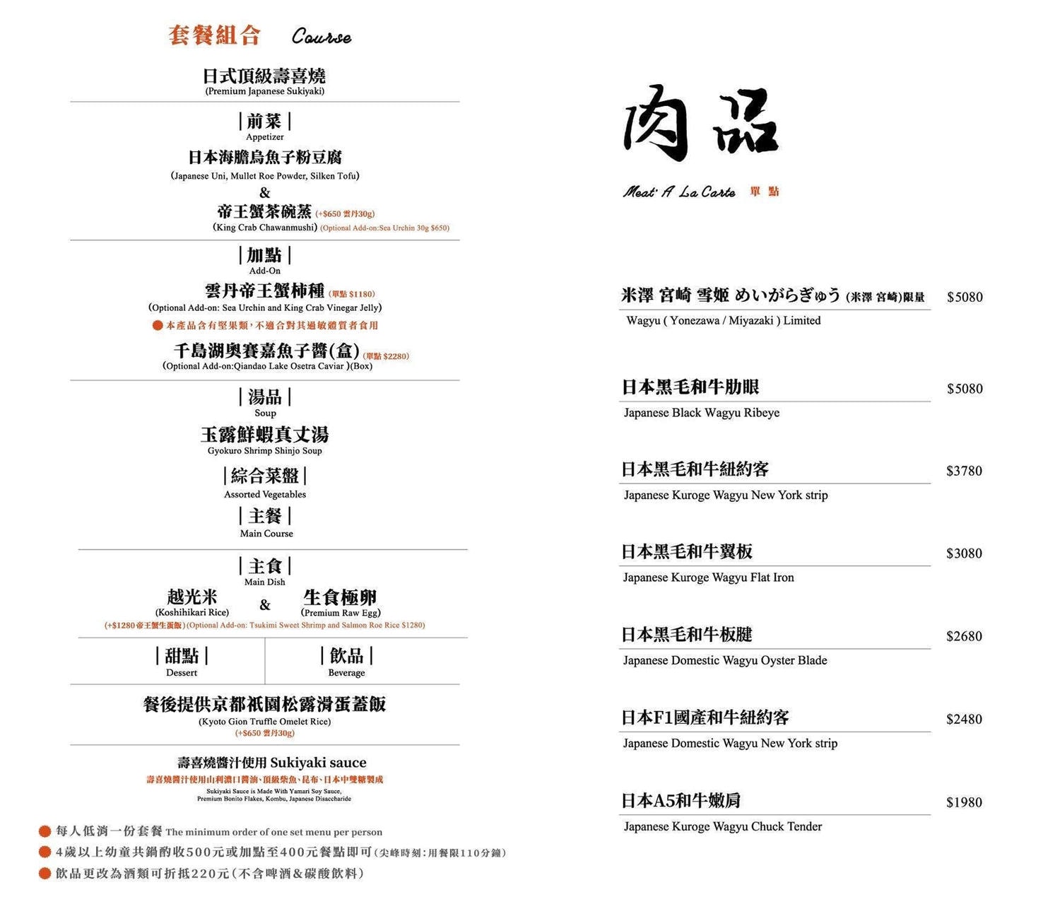 【祇園禪院壽喜燒】郭台銘愛店，包廂預約制，米澤牛桌邊料理